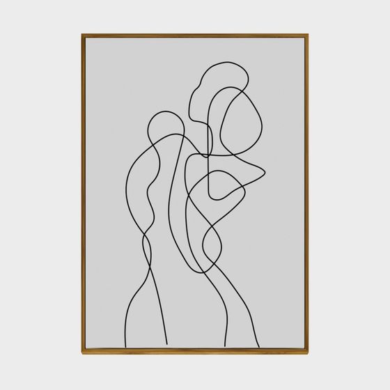 Abstract Dancers 3D Model