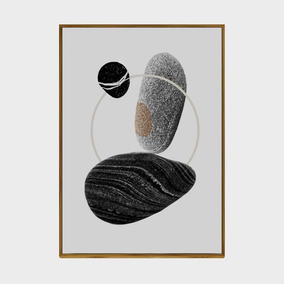 Balance Stone 3D Model for Creative Projects