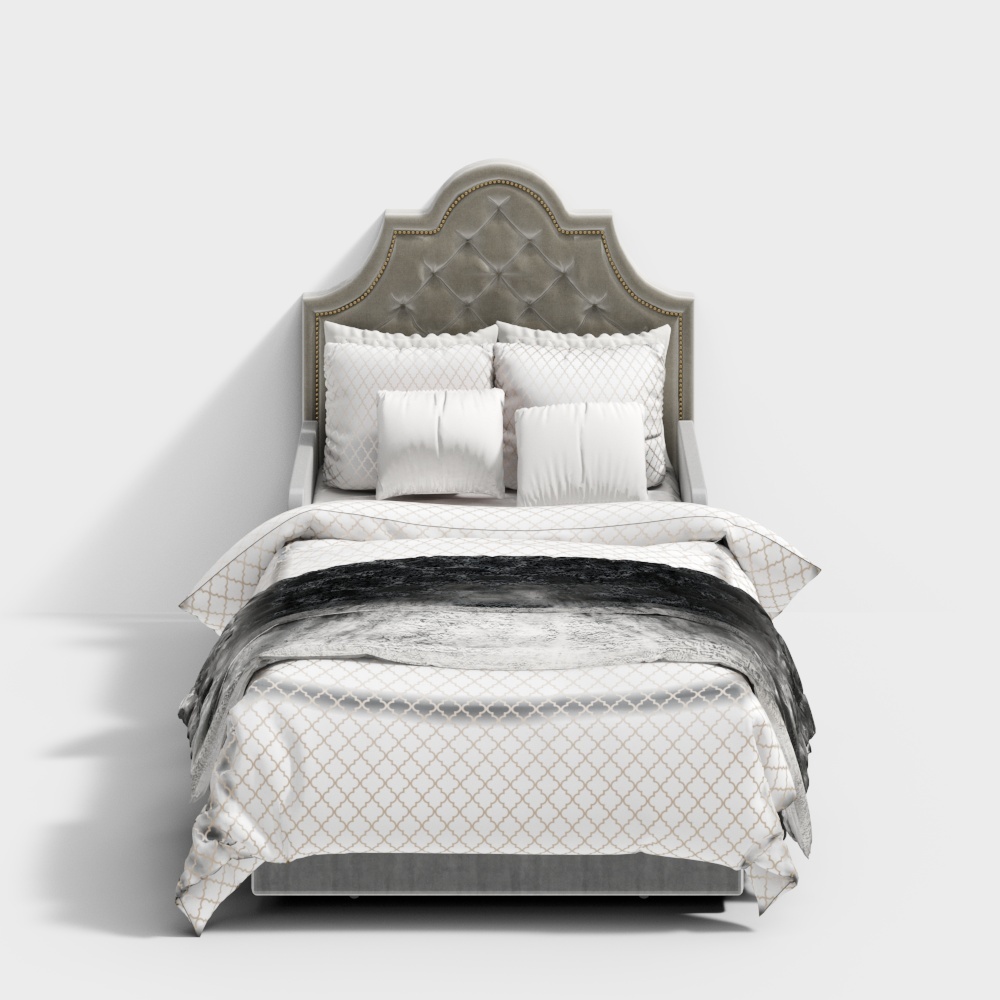 Simple European Children Bed