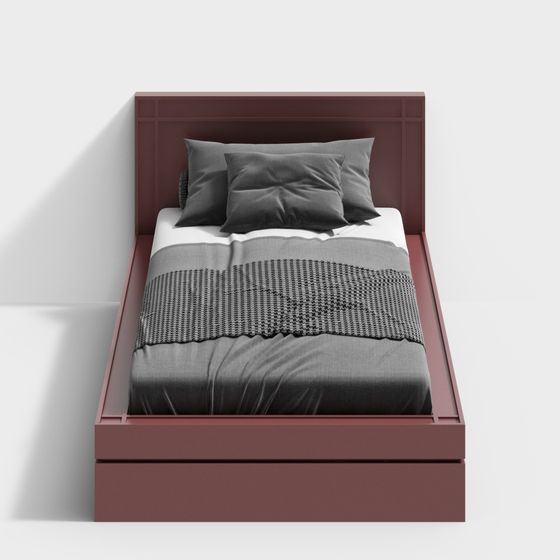 Urban Retreat Bed Frame 3D Model