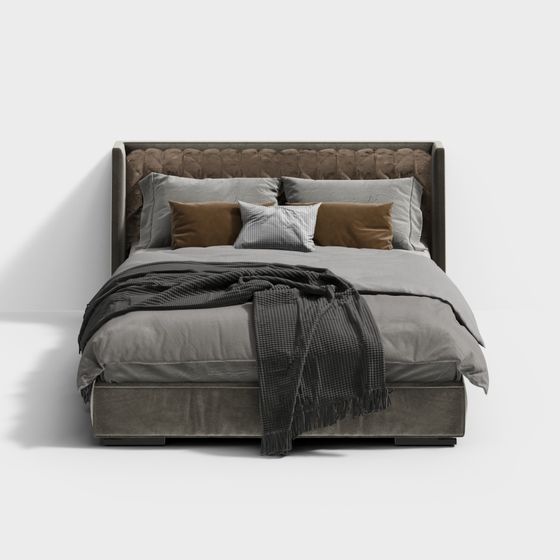 ห้องนอนนอร์ดิก เตียงคู่