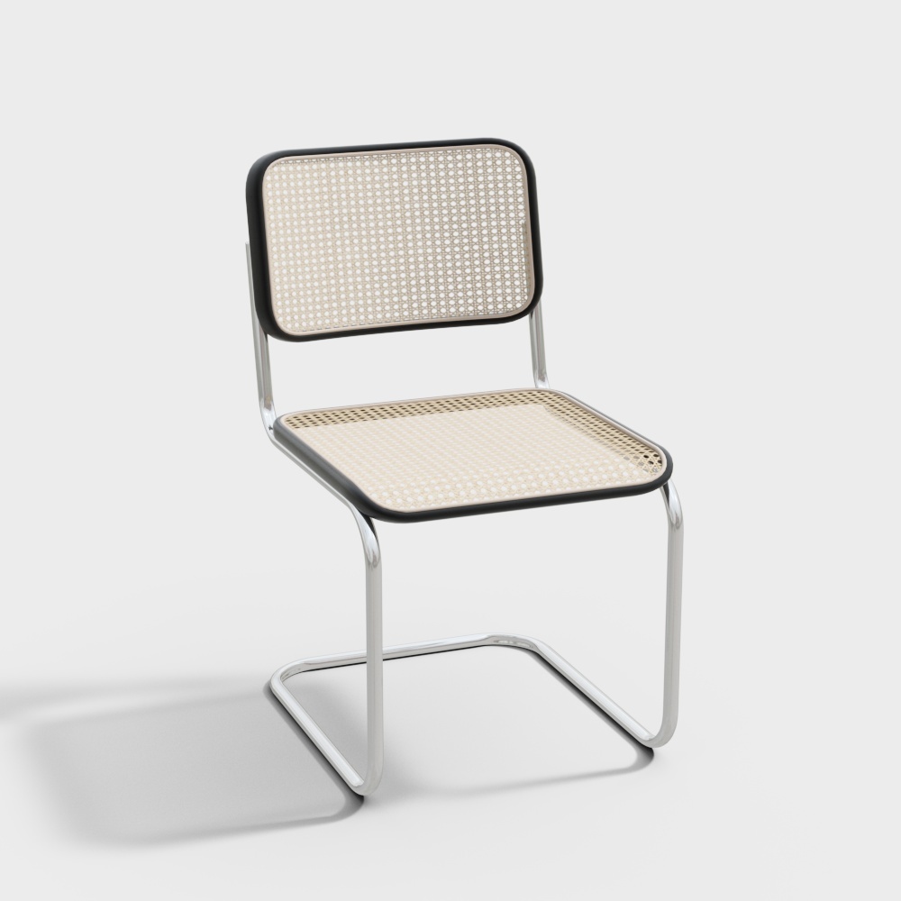 Elegant Minimalist Chair 3D model