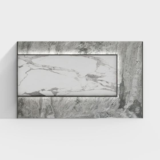 Exquisite Marble Frame 3D model
