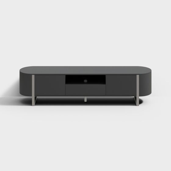 Modern Minimalist TV Cabinet 3D model