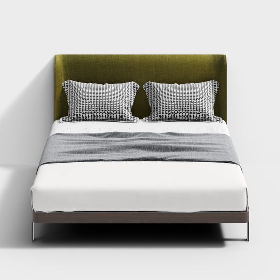 Urban Retreat 3D model Bed