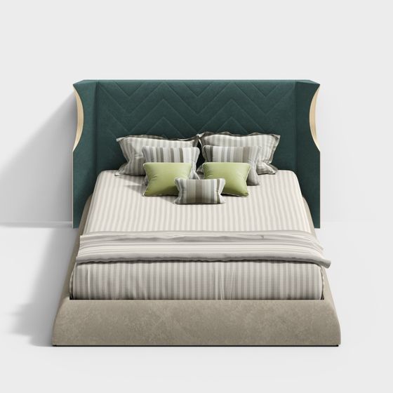 Urban Retreat 3D model Bed