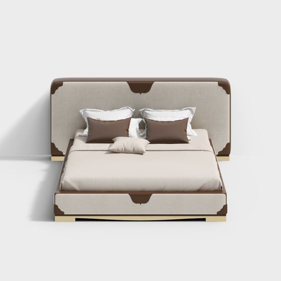 Urban Elegance 3D model Bed
