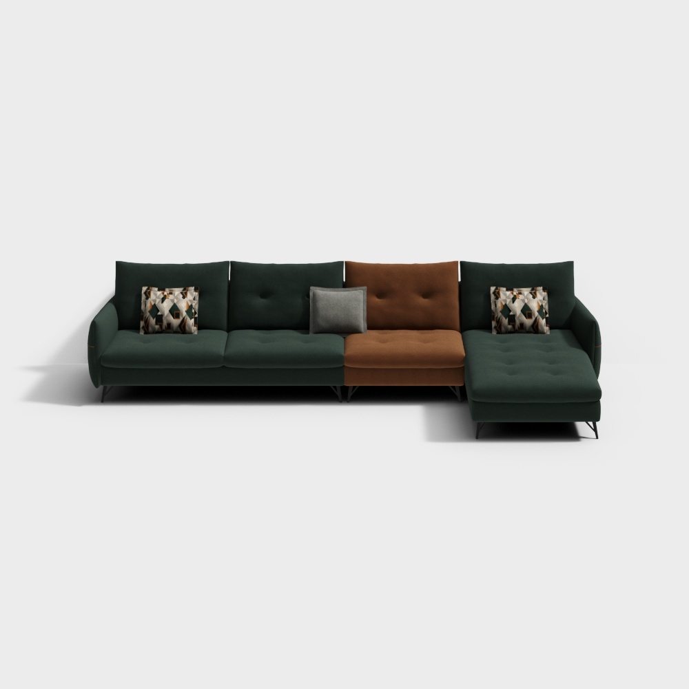 Huasongju - Sofa tối giản Ý HP205-23 góc