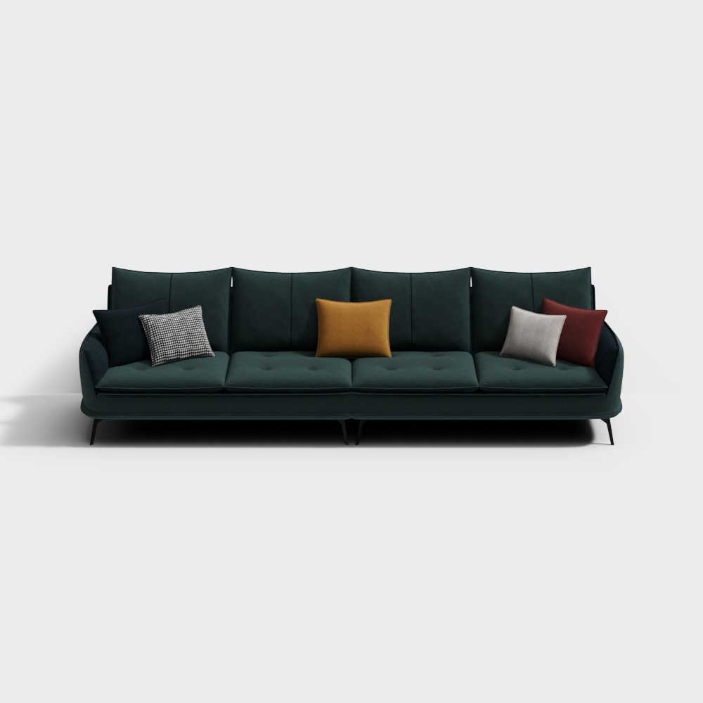Huasongju - Italian minimalist sofa series A207-89 multi-person sofa (not main push)