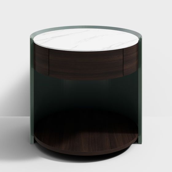 Elegant Round Table 3D model for Contemporary Spaces