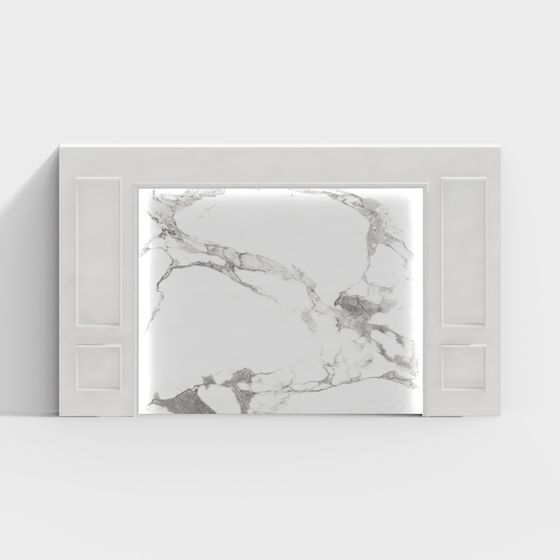 Stylish Marble Door 3D Model for Contemporary Designs
