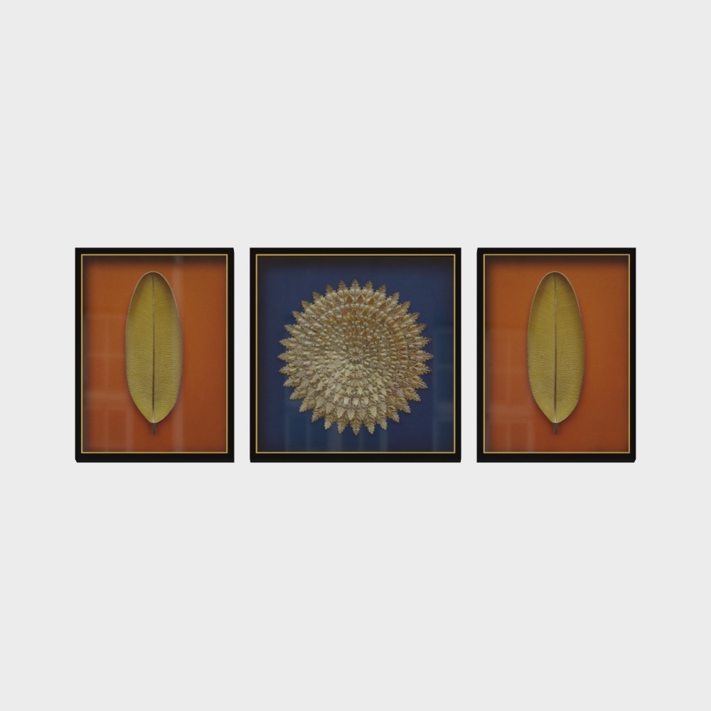 Jane on - physical decoration painting - living room decoration painting - home big business - orange-2