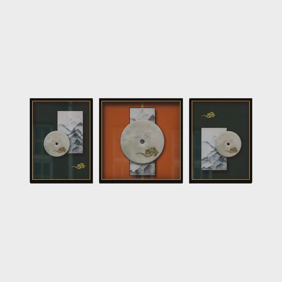 Mountain River Elegance 3D model