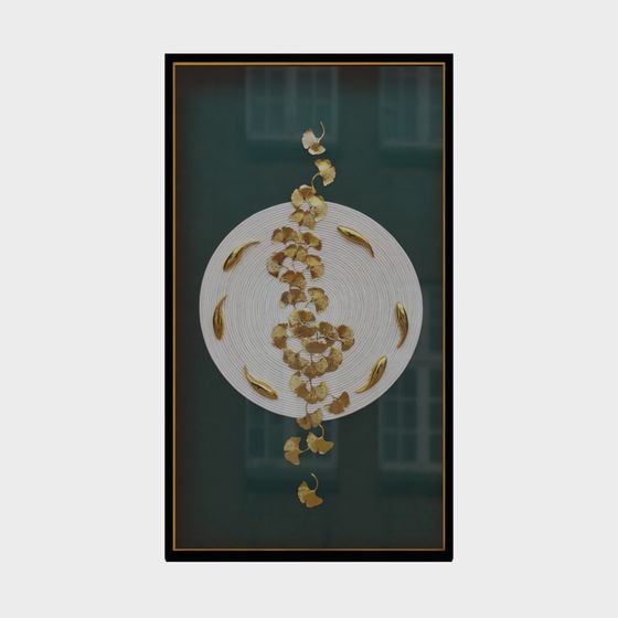 Charming Low-Polygon Ginkgo Leaf 3D model for Creative Projects