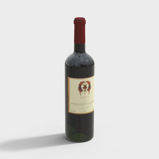 84 botella de vino tinto oscilante-OB