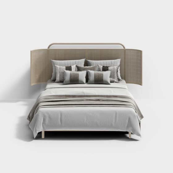 Urban Retreat 3D model Bed Frame