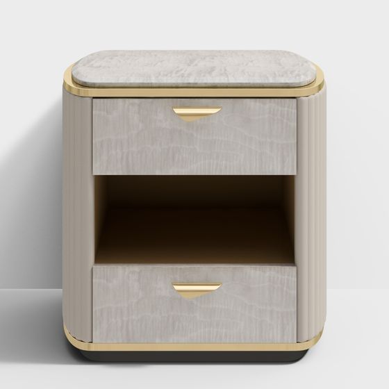 Elegant Nightstand 3D model