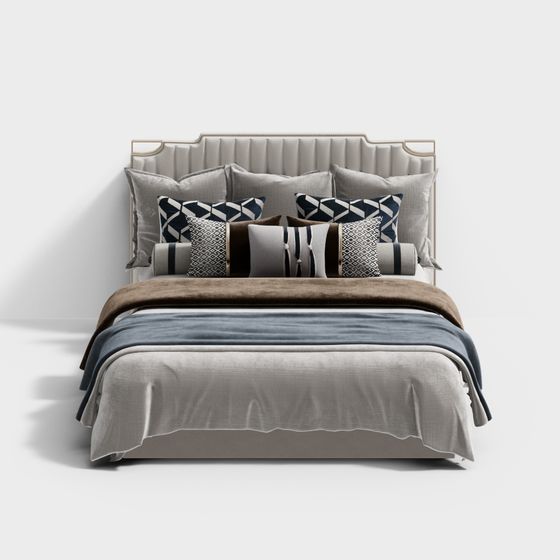 Phòng ngủ kiểu Mỹ Giường đôi