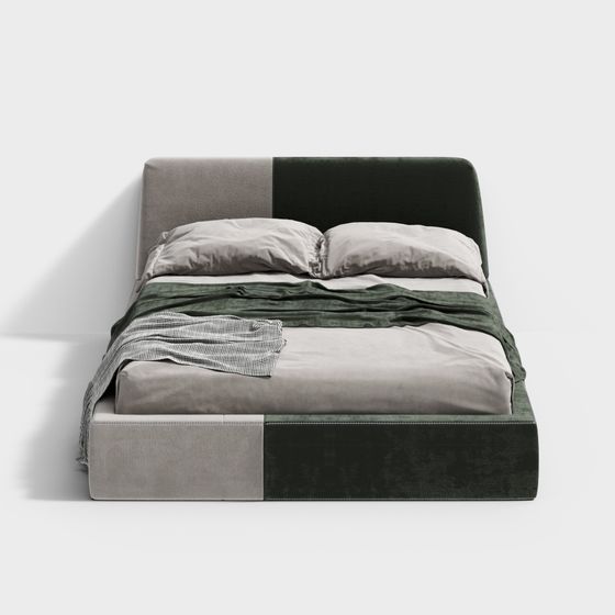 Urban Retreat 3D model Bed Design