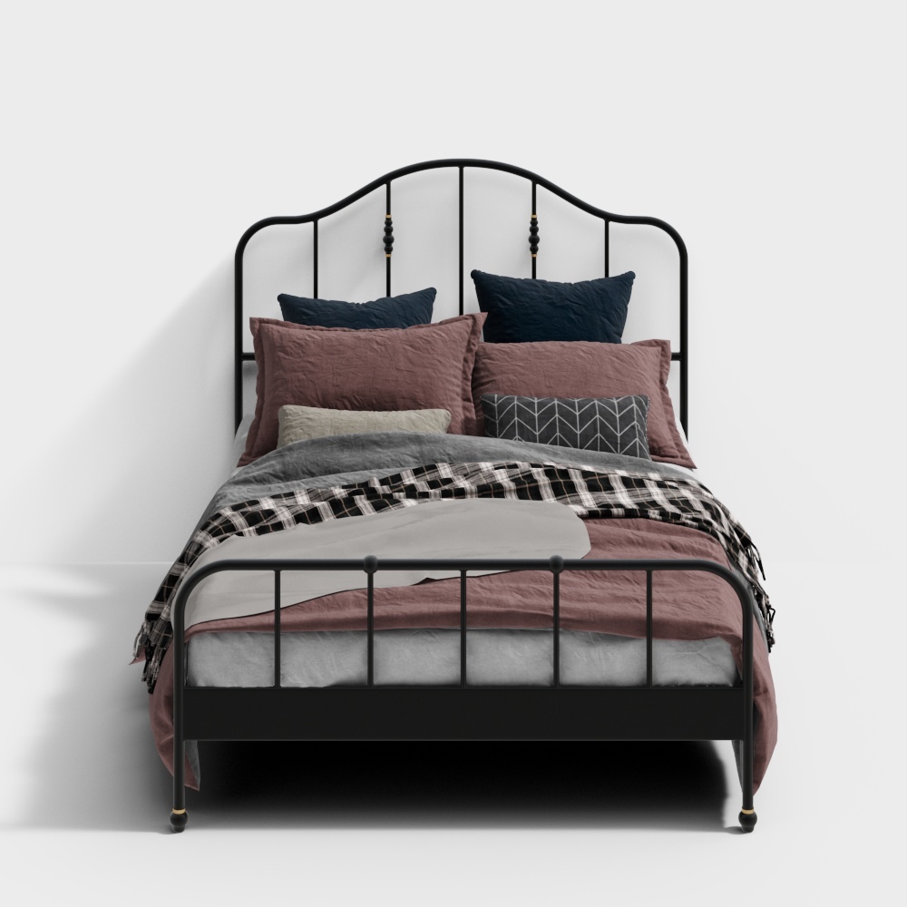 Giường đôi Bắc Âu IKEA