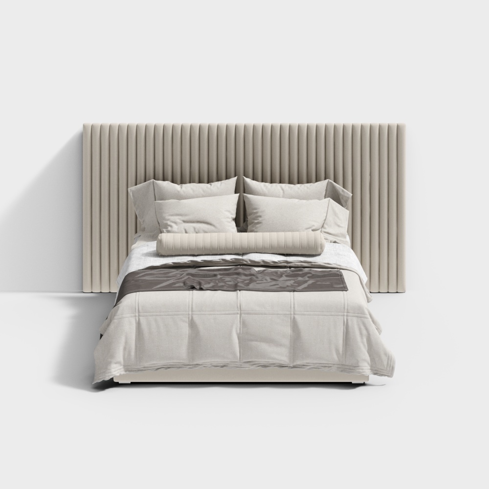 Modern Affordable Luxury Bedroom Double Bed