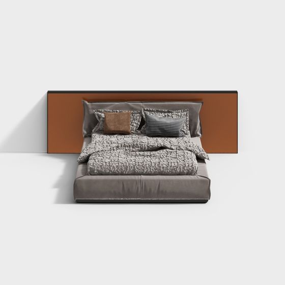 Urban Retreat Double Bed 3D model