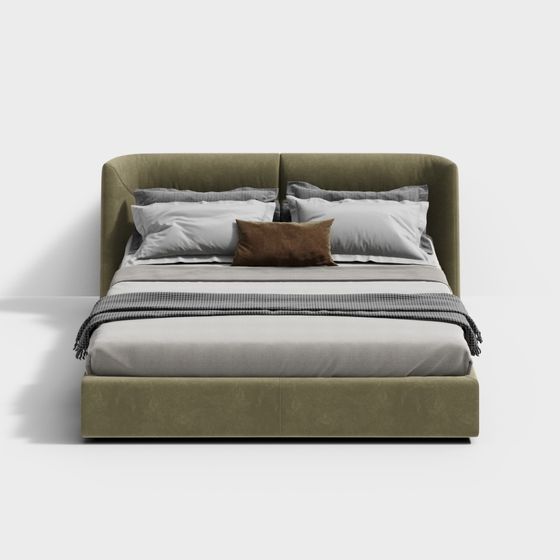 Urban Retreat Bed 3D model