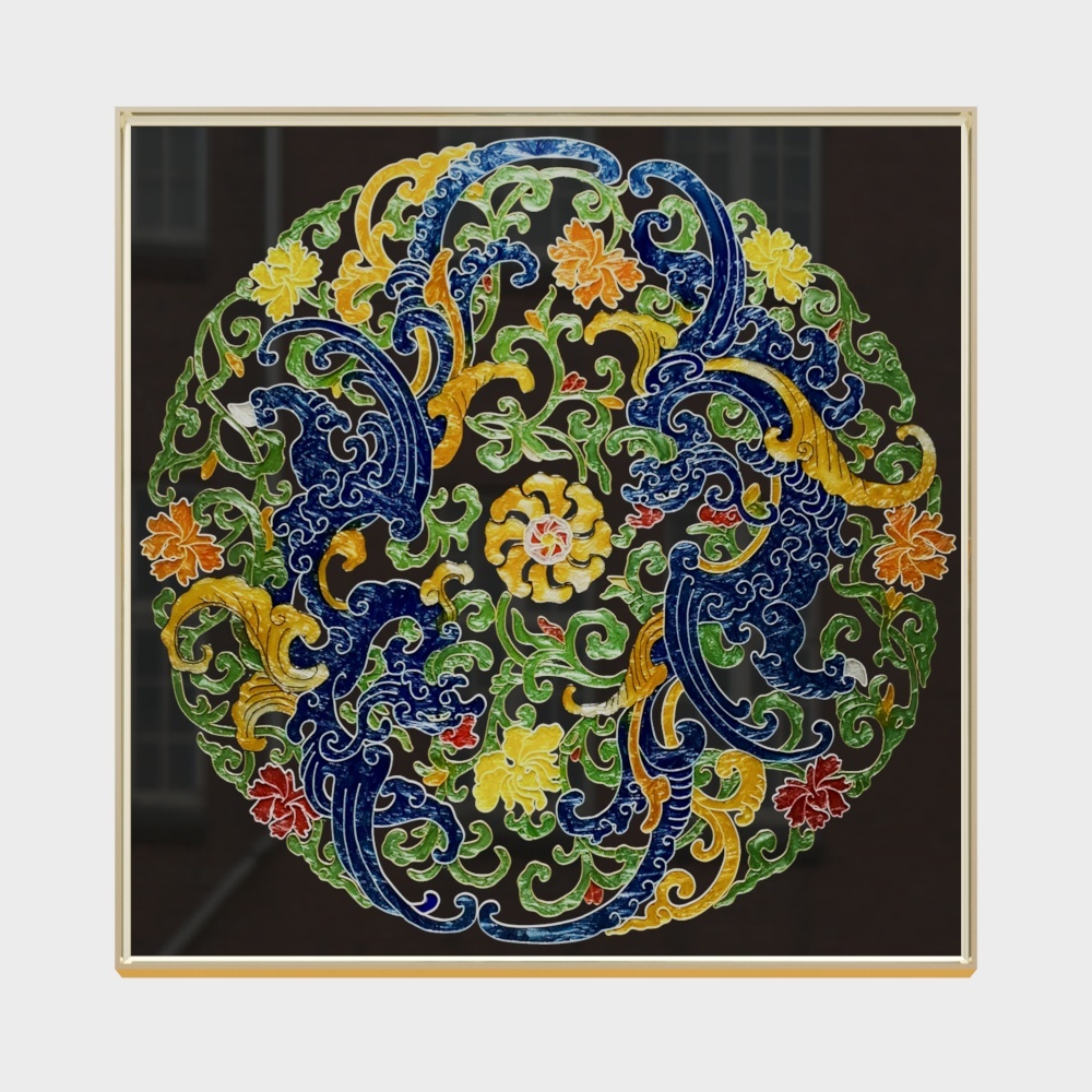 The whole house with painting - colorful painting - Fu Zeng guizi