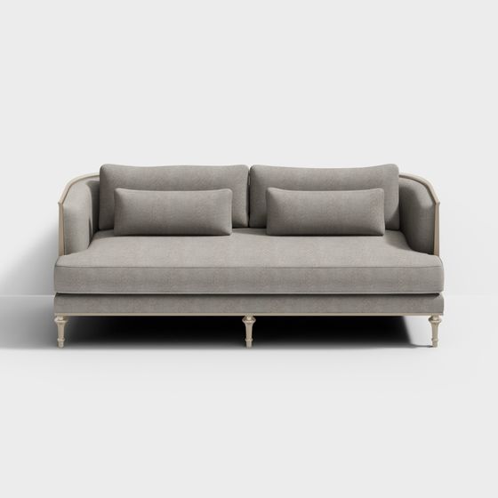 Stylish Low-Poly 3D Sofa Model for Contemporary Spaces