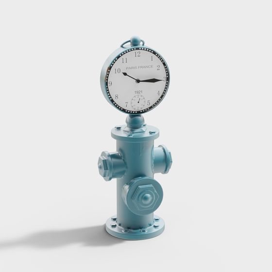 Horloge de ventilation incendie industrielle - vert