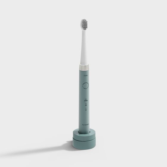 EcoBrush 3D Model - Modern Electric Toothbrush