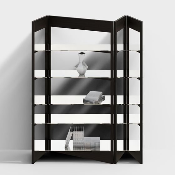 Urban Elegance Bookshelf 3D model