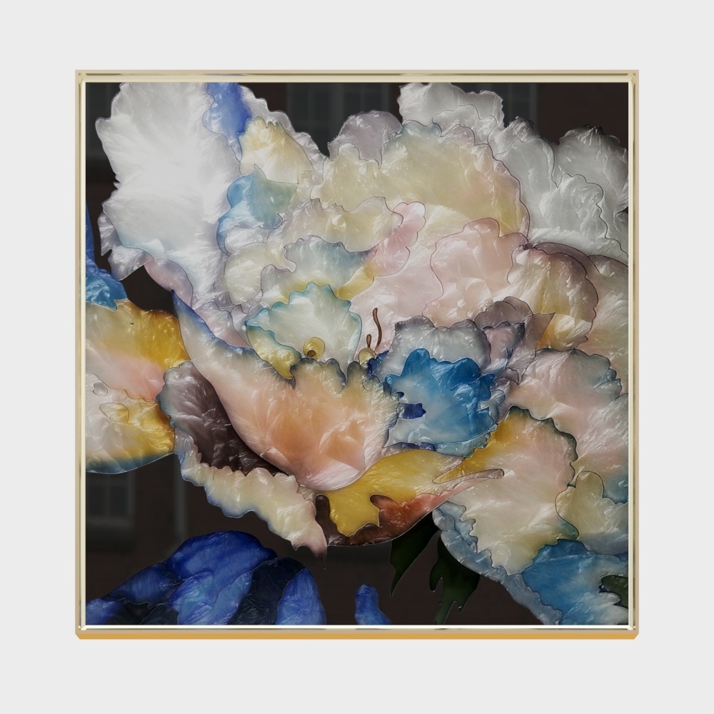 Courtesy full house with painting - colorful painting - yan pressure group Fang 2