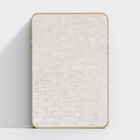 Minimalist Mirror 3D model for Elegant Interiors