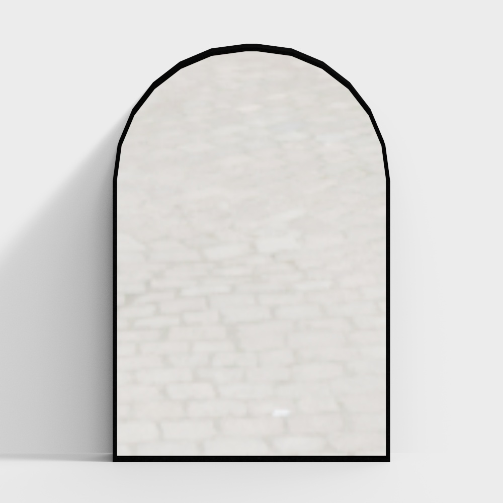 Aluminum decorative mirror