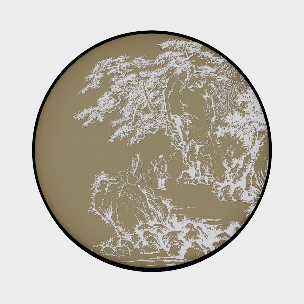 Jane on - stereoscopic texture painting - Xuanguan decorative painting - Taoyuan secret A