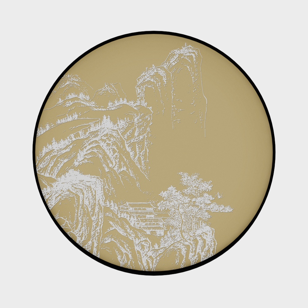 Jane on - stereoscopic texture painting - Xuanguan decorative painting - Xianshan Loft B