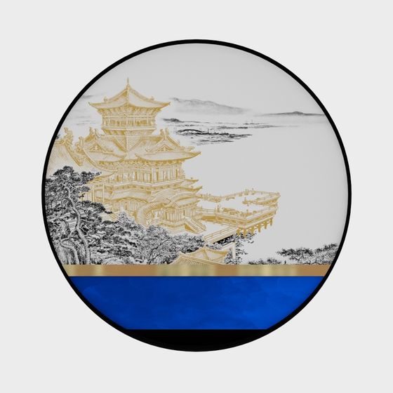 Extravagant Oriental Tower 3D model