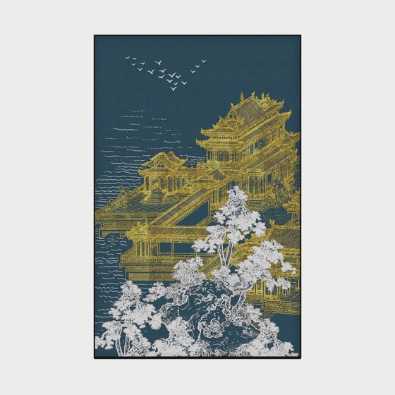 Golden Pagoda 3D model