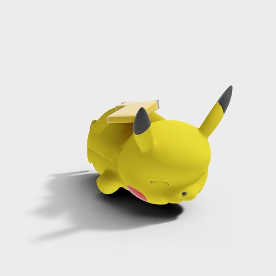 Vibrant Pikachu 3D model for Creative Projects