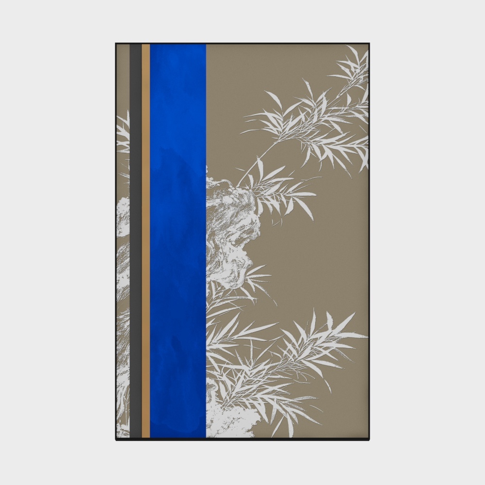 Jane on - three-dimensional texture painting - Xuanguan decorative painting - Maolin shuzhu