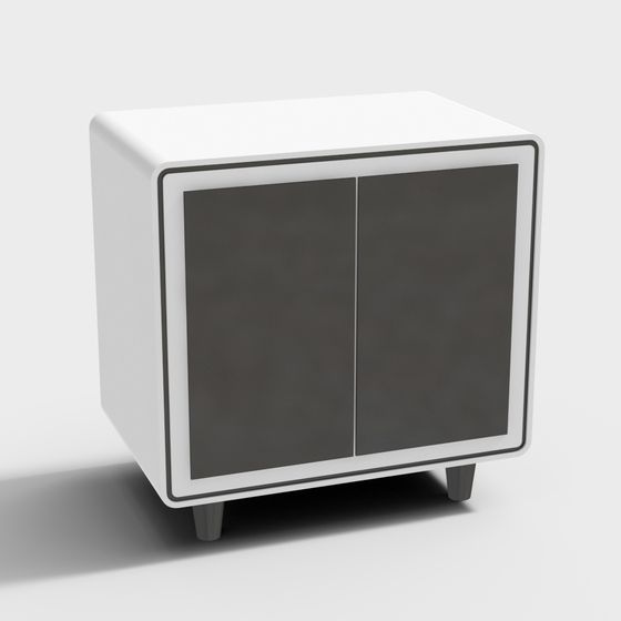 Urban Small Cabinet 3D model for Modern Design