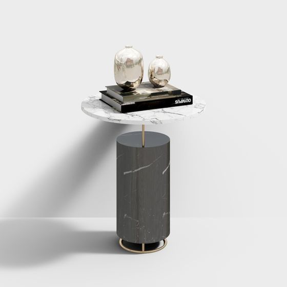 Elegant Round Table 3D model