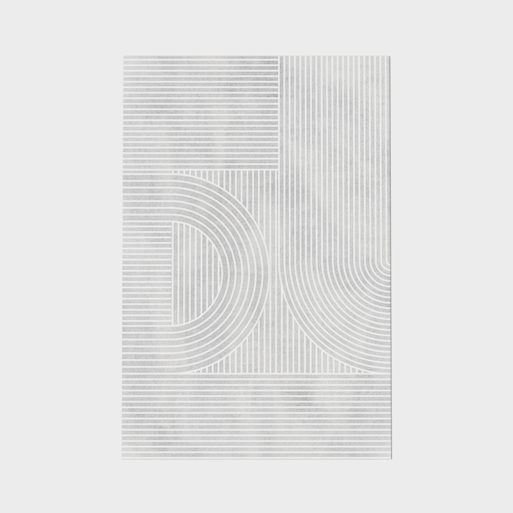 Modern fabric carpets - line carpets