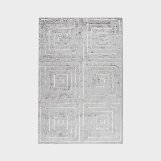 현대 천 카펫 - 체크 무드 카펫