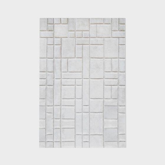 Urban Mosaic Wall 3D Model