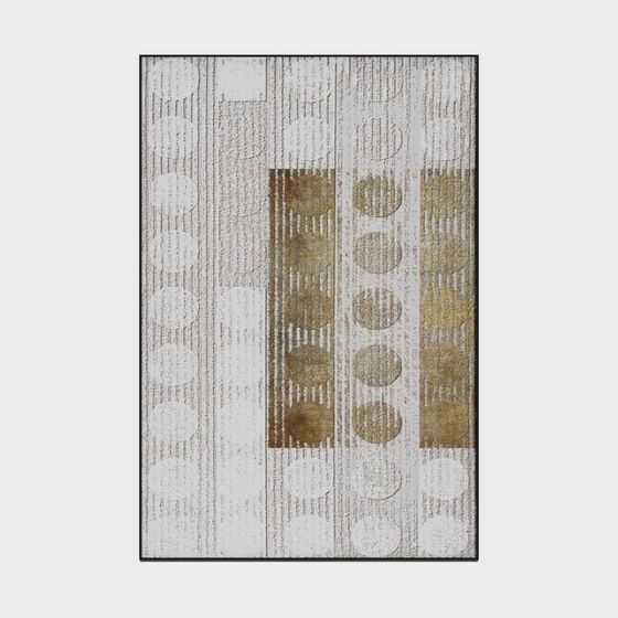 Vintage Wooden Texture Carpet 3D Model