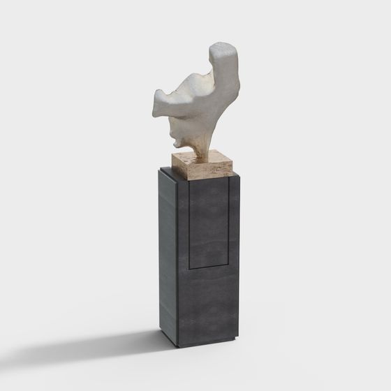 Abstract Sculpture 3D model for Modern Art