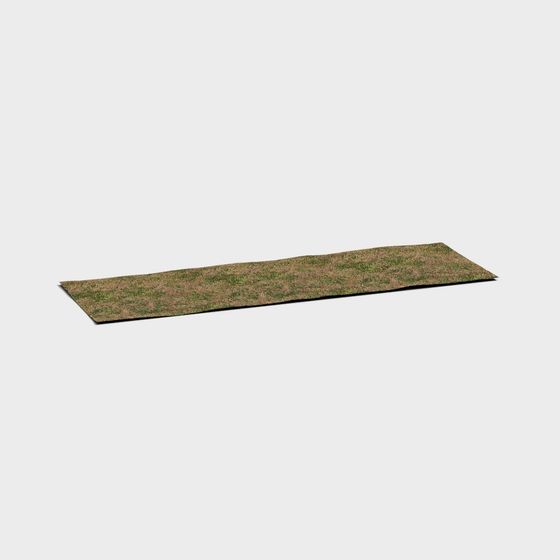 Low Polygon Grass 3D Model for Creative Projects