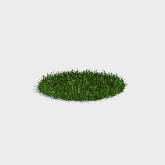 Low-Poly Grass Cluster 3D model for Creative Projects